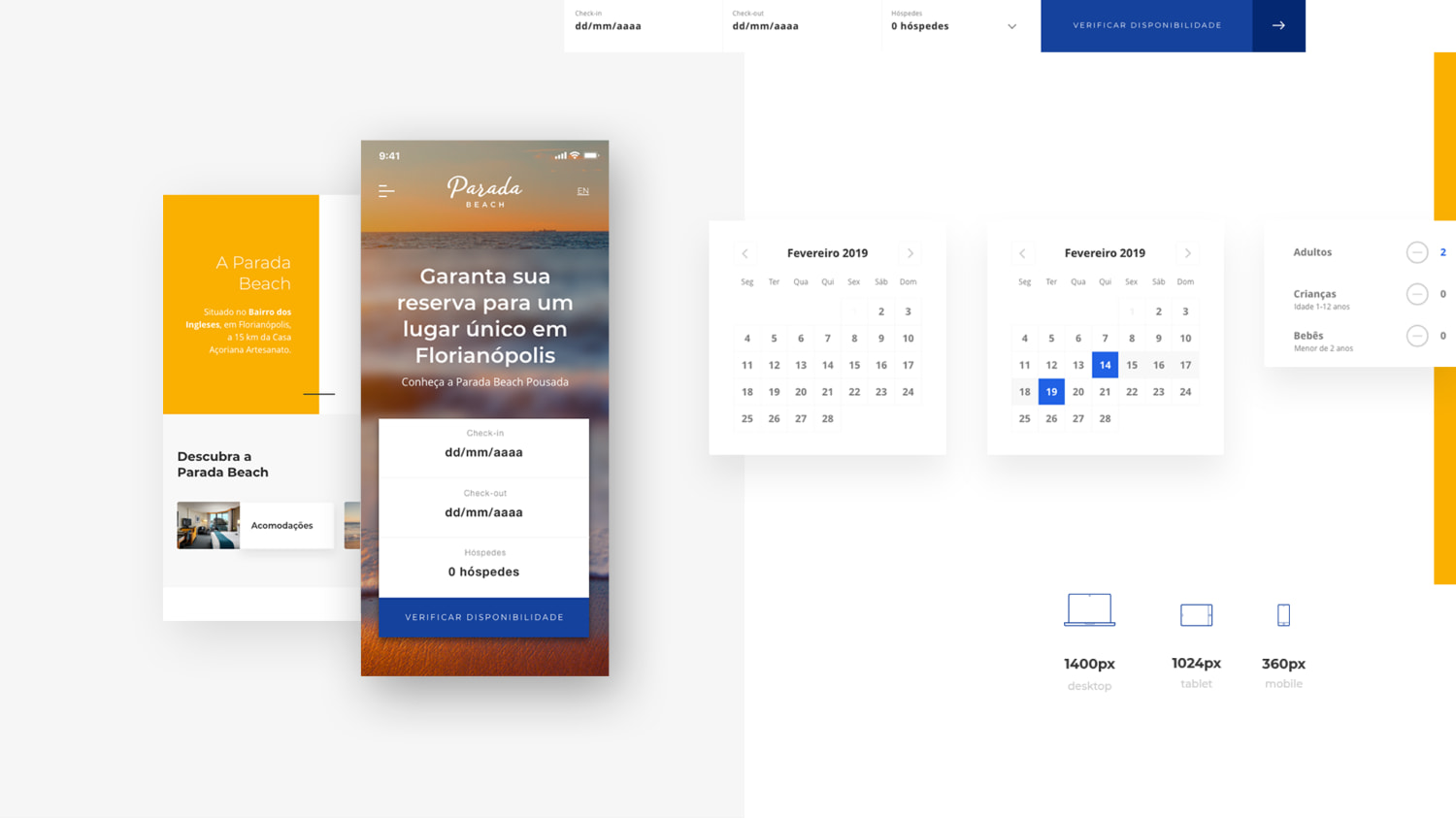 image showing parada-beach's ui elements