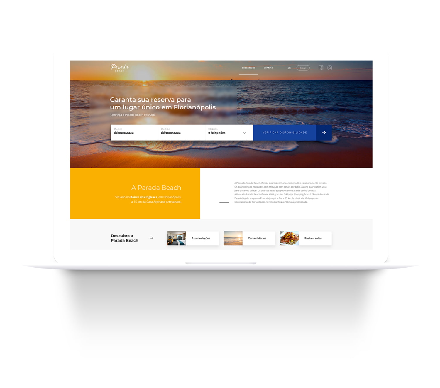 Parada beach's dektop print screens