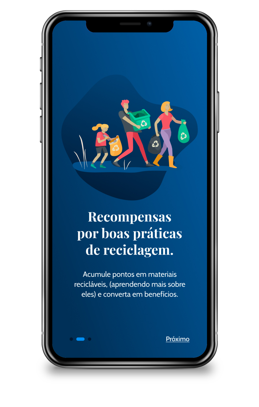 app screen with illustration